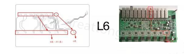 根據(jù)客戶端提供的信息，確認(rèn)為L6層光口8與芯片8之間的兩條差分阻抗線調(diào)試不通-深圳宏力捷