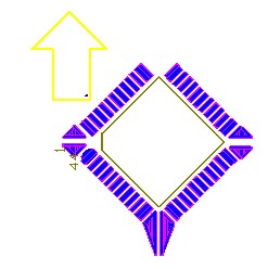 OFP和PLCC型集成塊如采用紅膠工藝過波峰,需采用斜角45度方式擺放，且每邊的最后一個(gè)引腳均需添加盜錫焊盤