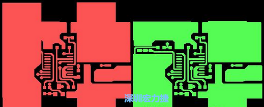 此操作可使文件中大部分的焊盤輸出后仍為焊盤，不會(huì)成為線性焊盤，并且不會(huì)產(chǎn)生像下圖一樣的短路情況