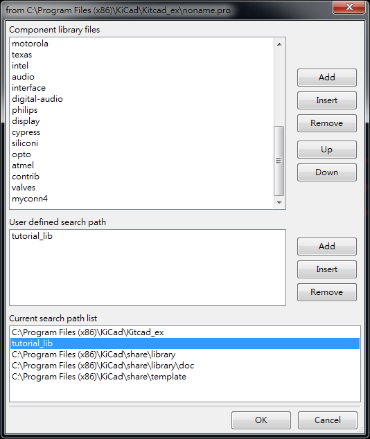 上下兩個視窗都Add 你的library ，在library browser 就可以找到你的library